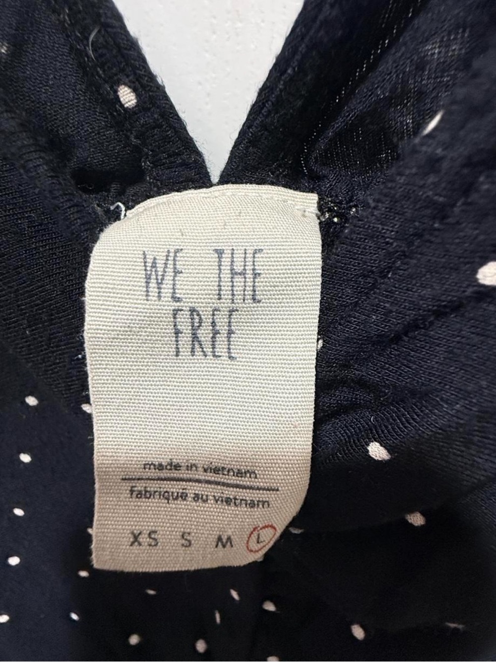 We The Free What a Babe Bell-Sleeve Printed Top Size L - Picture 6 of 7